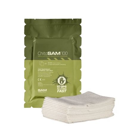 Гемостатическая повязка 7,5СМ X 3,05М ChitoSAM100 SAM MEDICAL