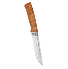 Нож Бекас ЦМ (карельская береза), 95х18