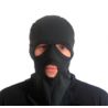 Подшлемник х/б трикотажный с вырезом для глаз и рта, цв. черный