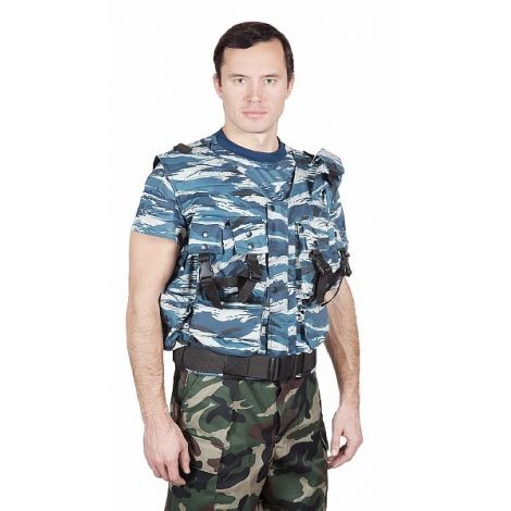 Жилет разгрузочный армейский тк.смесов. "камыш серый"