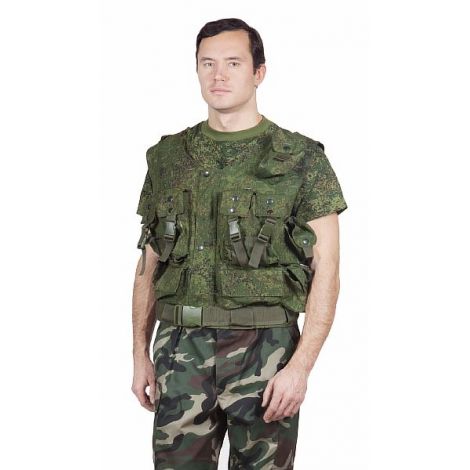 Жилет разгрузочный армейский тк.Рип-стоп "цифра"