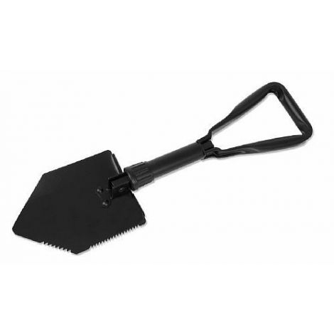 Лопата BW/US складная MIL-TEC с чехлом, цвет Black