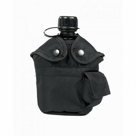 Фляга США с чехлом и кружкой MIL-TEC, цвет Black