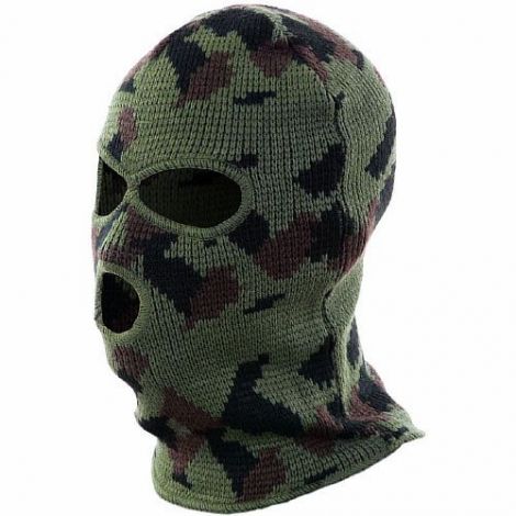 Балаклава акриловая зима MIL-TEC, цвет Camo
