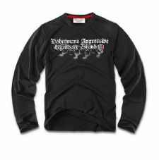 Лонгслив DOBERMANS SKULL, цвет Black (LS06)