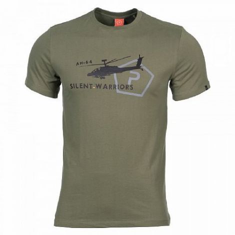 Футболка HELICOPTER Pentagon, цвет Olive Футболка HELICOPTER Pentagon, цвет Olive
