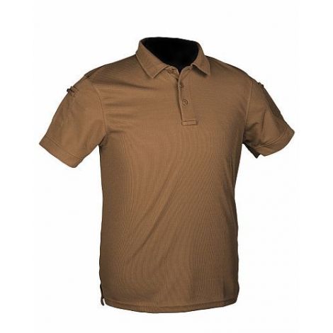 Поло Tactical Quick Dry MIL-TEC, цвет Dark Coyote Поло Tactical Quick Dry MIL-TEC, цвет Dark Coyote