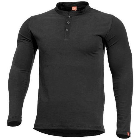 Рубашка ROMEO HENLEY Pentagon, цвет Black Рубашка ROMEO HENLEY Pentagon, цвет Black