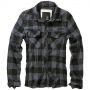 Рубашка Check Shirt Brandit, цвет Black/Grey