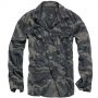 Рубашка SlimFit Brandit, цвет Darkcamo