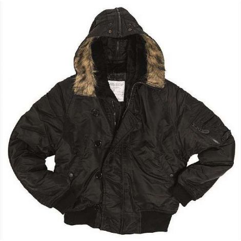 Куртка летная N2B MIL-TEC, цвет Black
