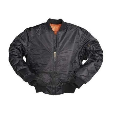 Куртка летная TYP МА1 Mil-Tec, цвет Pes Black