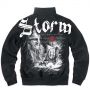 Толстовка STORM на молнии, цвет Black (BCZ151)
