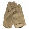 Перчатки тактические с костью кожаные, цвет Coyote