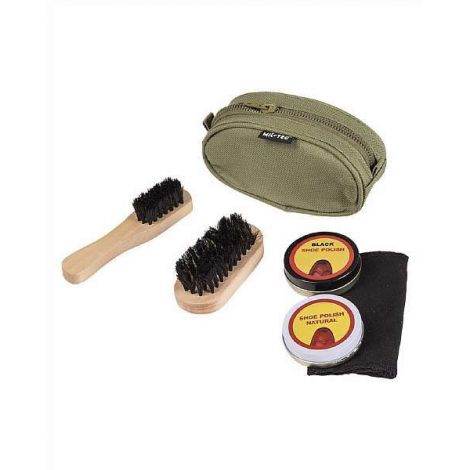 Набор для чистки обуви MIL-TEC, цвет Olive