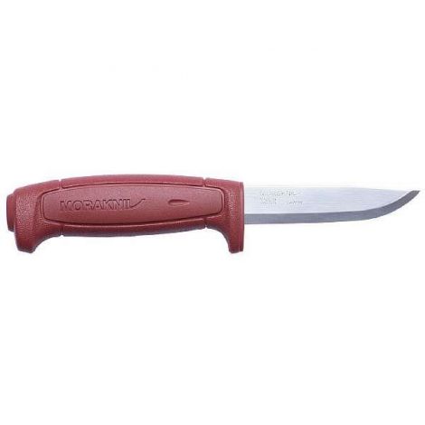 Нож Morakniv Basic 511, углеродистая сталь, красный